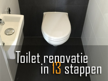 Toilet renovatie in 13 stappen